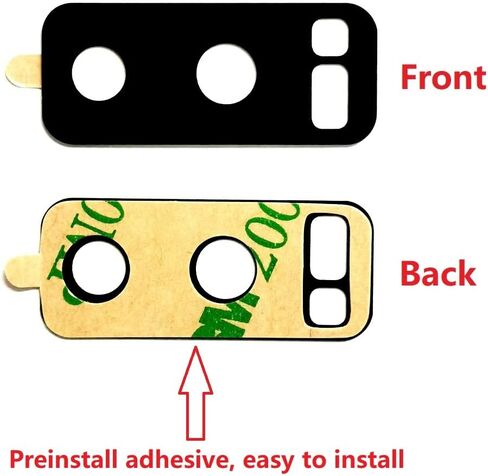 (Pack of 2) Back Rear Camera Glass Lens Replacement for Samsung Galaxy Note 8 N950 Series Preinstall Adhesive in Saudi Arabia