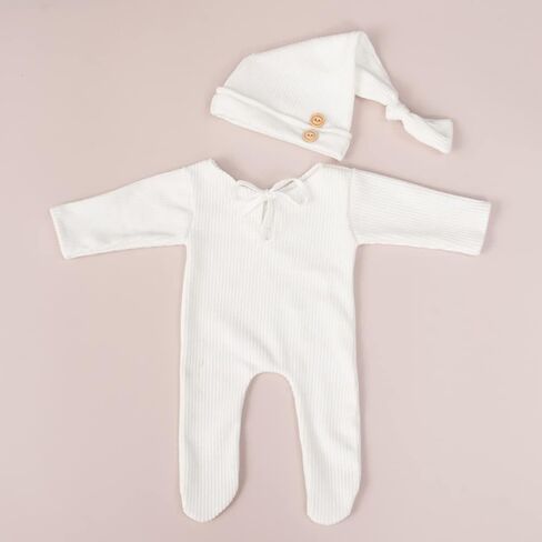 Newborn Photography Props Baby Boys Girls Outfits Long Tail Hat and Costume Romper Photoshoot Costume Set in Saudi Arabia