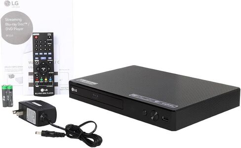 LG BP350 مشغل بلو راي مع خدمات البث وواي فاي مدمج، أسود in Saudi Arabia