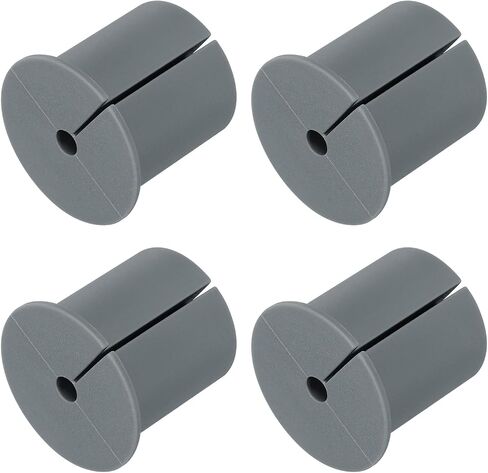 uxcell 4Pcs Wall Grommets for Cables 1-3/8 Inch Silicone Cable Wall Bushing Feed Through Cable Routing Kit Accessories Wall Cable Pass Through for Ethernet with 6.5mm Hole, Grey in Saudi Arabia