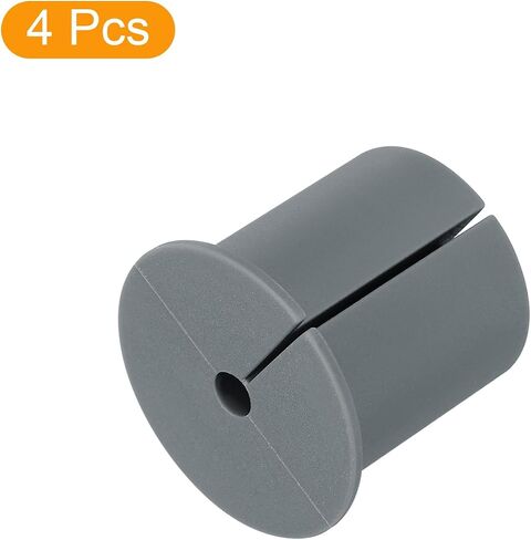 uxcell 4Pcs Wall Grommets for Cables 1-3/8 Inch Silicone Cable Wall Bushing Feed Through Cable Routing Kit Accessories Wall Cable Pass Through for Ethernet with 6.5mm Hole, Grey in Saudi Arabia