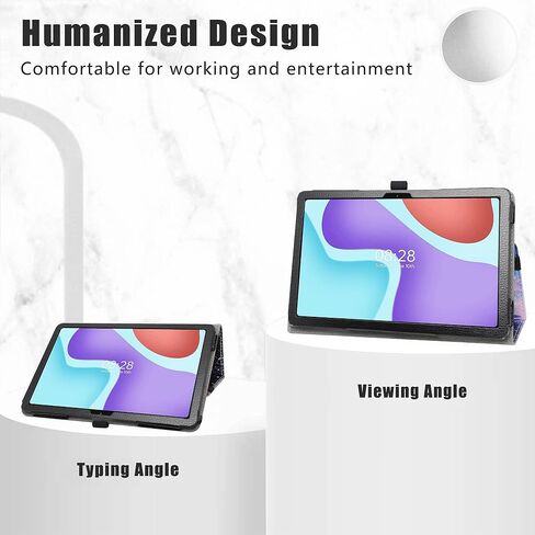 متوافق مع حافظة ALLDOCUBE iplay 50، غطاء حامل نحيف قابل للطي من جلد البولي يوريثان لجهاز ALLDOCUBE iplay 50 /iplay 50 pro اللوحي مقاس 10.36 بوصة (لا يناسب iplay 40 /iplay 40 pro)، أسود in Kuwait