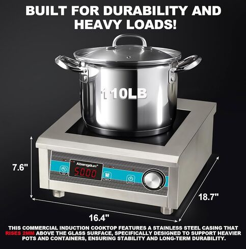 Commercial Induction Cooktop Lower Power Even Heating Hot Plate 3500W /220V Single-phase Abangdun in Saudi Arabia