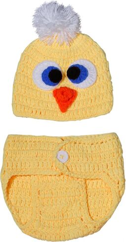 Matissa Newborn Baby Girl/Boy Crochet Knit Costume Photography Prop Hats Outfits in Saudi Arabia