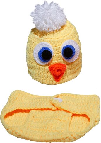 Matissa Newborn Baby Girl/Boy Crochet Knit Costume Photography Prop Hats Outfits in Saudi Arabia