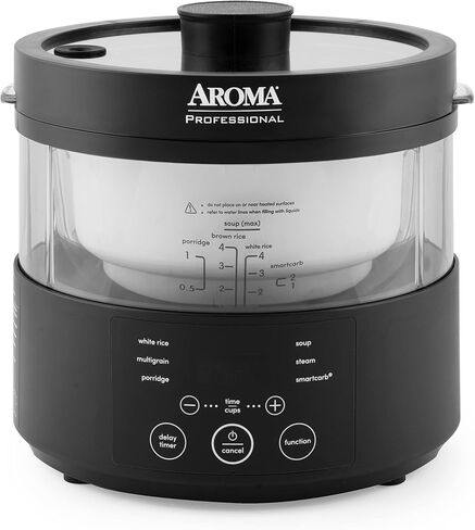 Aroma Housewares ARC-6106 Aroma Professional 6 Cups Uncooked Rice, Slow Cooker, Food Steamer, MultiCooker, Champagne in Saudi Arabia