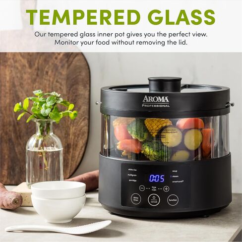 Aroma Housewares ARC-6106 Aroma Professional 6 Cups Uncooked Rice, Slow Cooker, Food Steamer, MultiCooker, Champagne in Saudi Arabia