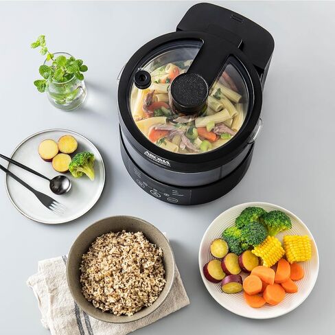 Aroma Housewares ARC-6106 Aroma Professional 6 Cups Uncooked Rice, Slow Cooker, Food Steamer, MultiCooker, Champagne in Saudi Arabia