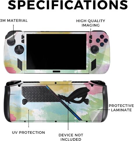 Skin Compatible with Asus ROG Ally X - Laughing Skulls - Premium 3M Vinyl Protective Wrap Decal Cover - Easy to Apply | Crafted in The USA by MightySkins in Saudi Arabia
