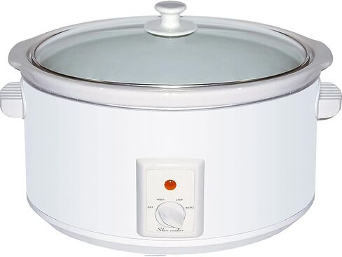 برينتوود طباخ بطيء، 8 كوارت، أبيض in Kuwait