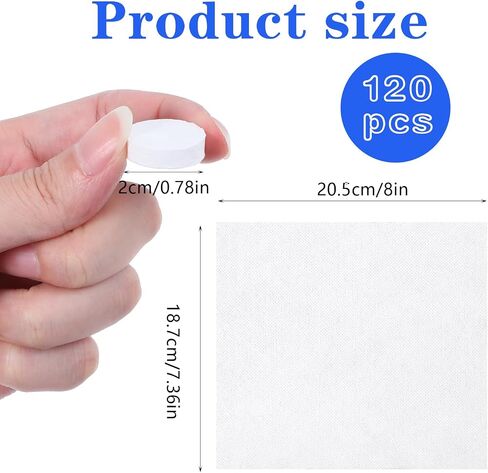 120pcs Compressed Towels Mini Disposable Towels for Travel,Cotton Coin Towels Portable Compact Towel Toilet Paper Tablets for Home Beauty and Outdoors Hiking in Saudi Arabia