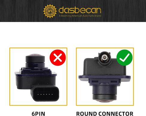 Dasbecan HC3Z-19G490-X Rear View Backup Camera Compatible with Ford F250 F350 Super Duty 2017 2018 2019 Parking Assist Reverse Camera Replaces HC3Z-19G490-E HC3Z-19G490-M HC3Z-19G490-T in Saudi Arabia