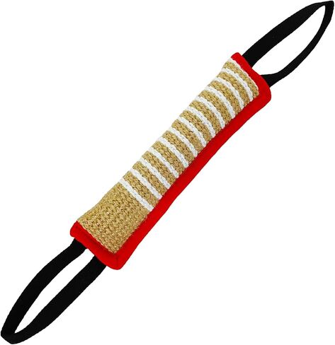 LWBMG Dog Rope Toy, Dog Jute Bite Pillow with 2 Strong Handles, Tug of War Dog Toy,Perfect for Puppy Training Interactive Playing, Pull Toy for Medium to Large Dogs in Saudi Arabia