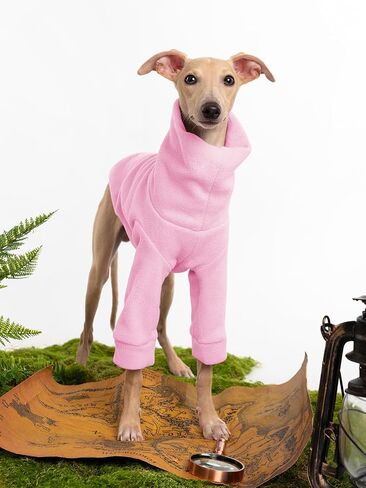 Dog Fleece Sweater Turtleneck Long Sleeve Pullover Sweatshirt Warm Puppy Clothes for Small Medium Dogs in Saudi Arabia