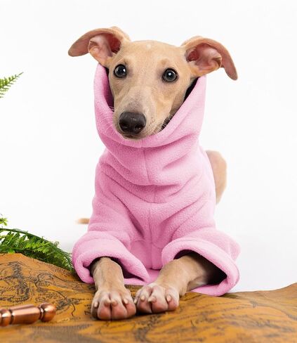 Dog Fleece Sweater Turtleneck Long Sleeve Pullover Sweatshirt Warm Puppy Clothes for Small Medium Dogs in Saudi Arabia
