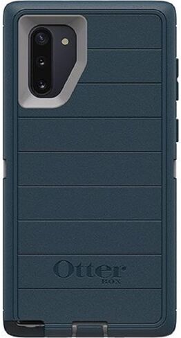 OtterBox Defender Series Case for Samsung Galaxy Note10 (Only) - Holster Clip Included - Microbial Defense Protection - Retail Packaging - Gone Fishin (Blue) in Saudi Arabia