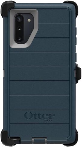 OtterBox Defender Series Case for Samsung Galaxy Note10 (Only) - Holster Clip Included - Microbial Defense Protection - Retail Packaging - Gone Fishin (Blue) in Saudi Arabia