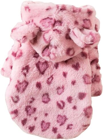 Winter Dog Dress Dog Winter Coat for Small Dogs Girl Dog Hoodie Dresses for Chihuahua Yorkie Teacup Pet Coat Dog Christmas Outfit in Saudi Arabia