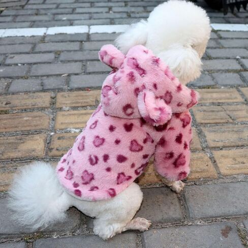 Winter Dog Dress Dog Winter Coat for Small Dogs Girl Dog Hoodie Dresses for Chihuahua Yorkie Teacup Pet Coat Dog Christmas Outfit in Saudi Arabia