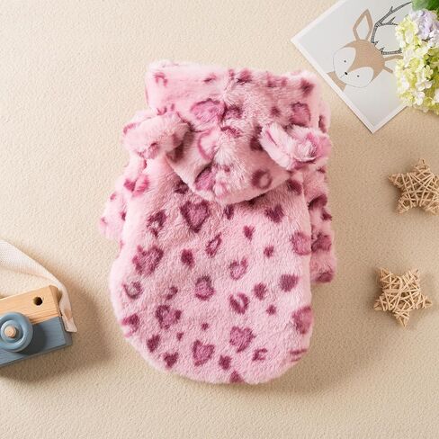 Winter Dog Dress Dog Winter Coat for Small Dogs Girl Dog Hoodie Dresses for Chihuahua Yorkie Teacup Pet Coat Dog Christmas Outfit in Saudi Arabia