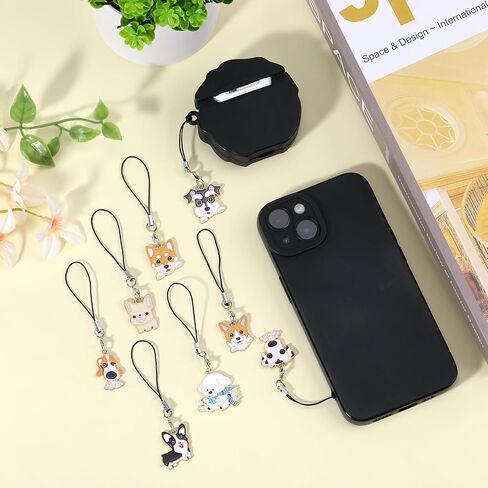 BEEFLYING سحر لطيف للهاتف المحمول، Kawaii Charms الأشرطة الجمالية Y2K الهاتف الخليوي المعلقات الملحقات لحقيبة الهاتف المفاتيح Airpods كاميرا المحفظة ديكور in Saudi Arabia