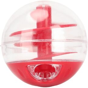 Cat Treat Toy, Cat Treat Dispenser Interactive Kitten Puzzle Toy, Cat Food Dispenser Toy Cat Treat Ball Dispenser Feeder Treat Ball for Treats Less Than 0.4in in Diameter