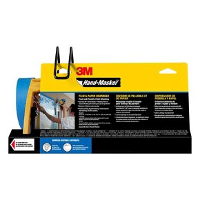 Scotch M3000 PAK Hand-Masker Pre-Assembled Film & Tape Kit Masking Film, M3000 PAK, Yellow