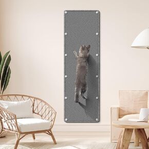 Cat Climbing Wall, 62.9x19.6inch Couch Cat Scratch Protector, Wall Cat Scratcher with Fixed Nail, Wall Mounted Cat Scratcher, Thickened Cat Wall Climbing Carpet