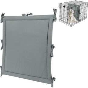 BALAPET Soft Dog Crate Divider Panel (Divider Only, Without Crate), Warm Dog Kennel Divider with Ties, Dog Crate Accessories for Puppy Crate Training, Grey, 31" H x 30" W