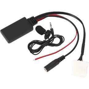 KIMISS Bluetooth 5.0 Car Adapter with Microphone, for Mazda 2 3 5 6 RX8, AUX-in Cable for Hands-Free Calling & Music Streaming, Wireless Audio Receiver in Kuwait