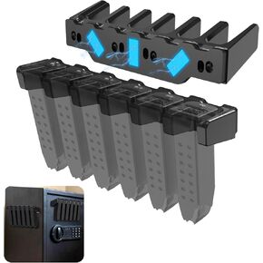Magnetic Magazine Holder for 17 19 22 23 26 31 32 33 34 | Single Stacks | Pmags, Gun Safe Accessories Mag Storage Mount, Magazine Extension Fit for 17 19 Accessories