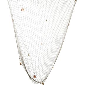 Beachcombers Fish Net With Shell And Cork Multi