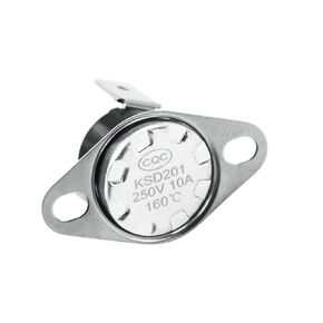 KSD201 160-0 WB27X11210 Microwave Thermostat Thermal Fuse for GE, Normally Closed Temperature Control Switch for Microwave Oven, Water Heater, Etc