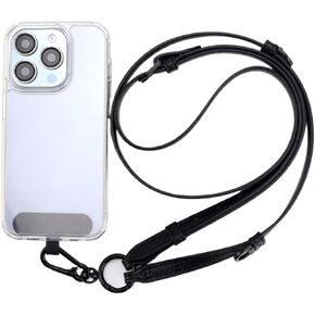 PU Adjustable Shoulder Strap,Can Be Used with Phone Case,Patch Lanyards Compatible with Most Smartphones Lanyard, Length Adjustable, have a Pad and Hanger use