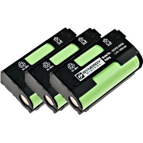 Synergy Digital Cordless Phone Batteries - Replacement for Sennheiser BA2015 Cordless Phone Battery (Set of 3)