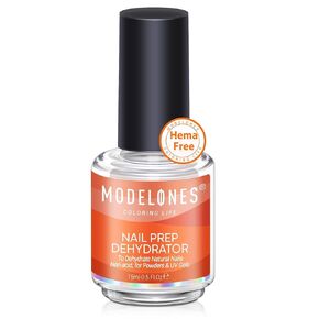 modelones Nail Primer, 15ml Acid Free Nail Dehydrator for Acrylic Nails and Gel Nail Polish, Fast Drying Prep Dehydrator Base Varnish Manicure Bonder Liquid