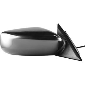 Driver Side Mirror for Nissan Altima Sedan (2013 2014 2015 2016 2017) Left Outside Rear View Unpainted Power Operated Non-Heated Non-Folding Replacement Door Mirror - NI1320223