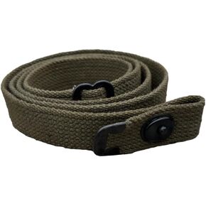 M1 Carbine Sling Military Classic الحرب العالمية الثانية استنساخ قماش 1.00 "بندقية حبال OD أخضر