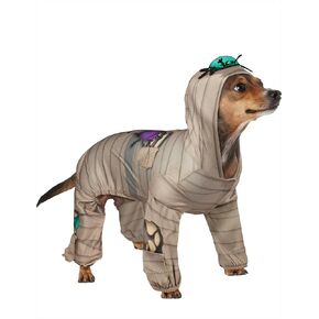Rubies Mummy Fun and Cute Pet Costume Hooded Jumpsuit for Themed Party and Halloween, X-Large
