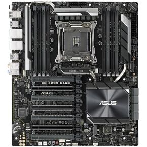 ASUS WS X299 SAGE LGA2066 DDR4 M.2 U.2 X299 CEB Motherboard for Intel Core X-Series Processors with Quad-GPU Support, DDR4 4200MHz, Dual M.2 & U.2 Support