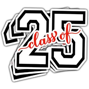 3 Pcs Class of 2025 Stickers, Class of 2025 Decorations, Graduation 2025, 2025 Senior- Stickers for Laptop Water Bottle Phone Car Window Helmet Vinyl Stickers 3 Inches