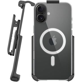 BELTRON Belt Clip Holster Compatible with Apple iPhone 16 Pro Max Clear Case with MagSafe - Features: Built in Kickstand (Holster Only, Case is NOT Included)
