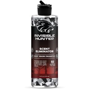 Zone Protects Scent Eliminator Body Wash & Shampoo - 16oz, Moisturizing, Odor-Removing, Unscented for Clean Hunting