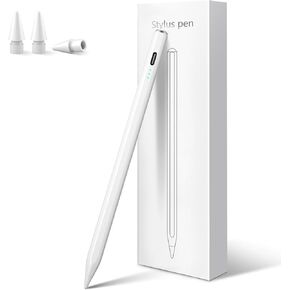 Stylus Pen for iPad with 13mins Fast Charge,Tilt Sensitive Palm Rejection Pencil for 2018-2024 iPad Pro 11/13 M4, iPad Air 11/13 M2, iPad Pro 11/12.9, iPad 10/9/8/7/6, Air 5/4/3, Mini 6/5