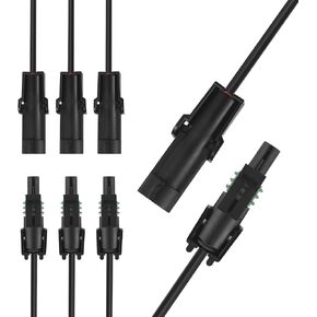 MUYI 10 Kit 2 Pin Waterproof Connector for 20-14 AWG Wire Harness 2.5mm Series Automotive Electrical Plugs with Replacement Terminal Pins Sockets and Spudger