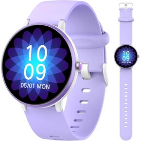 Smart Watch for Kids Boy Girl, Kids Watch Waterproof with 19 Sport Modes, Pedometer, Sleep Monitor, Kids Watch for Girls Boys 6-16 Birthday Gifts Toy Gift (Black)