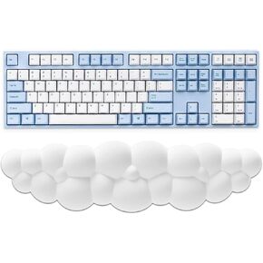 Angel Wings Keyboard Wrist Rest, Memory Foam Wrist Rest for Computer Keyboard, Ergonomic Wrist Rest for Typing Pain Relief, Keyboard Pad with Wrist Support for Home Office Gaming (Black Wings)