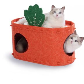 كهف قطط للقطط المتعددة، سرير نفق للقطط، سرير قطط مقاوم للخدش، كهف كبير، بيوت قطط للقطط الداخلية، كهوف مخبأة قابلة للطي in Kuwait