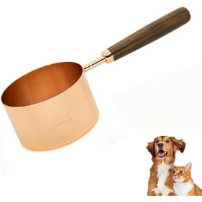 1 CUP Dog-Cat Food Scoop Measuring-Cup, 304 Stainless Steel Pet Food Scoop, Cat Food Measuring Cup in Kuwait