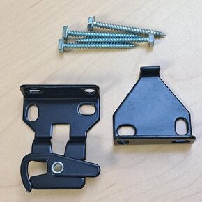 1 Pair Rollease Installation Brackets with Screws for R Series Clutch. for Roller Shades, Sun Screen, Screen Shade. RB560, RB360, RB590, RB380 (R3-R8 Zinc, 1.5" Projection)